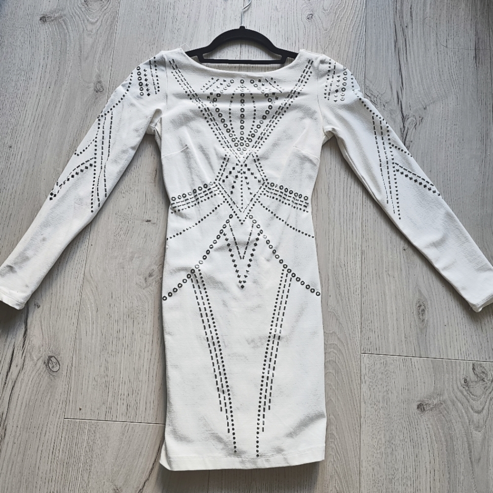 SOLD | Bebe Long Sleeve Bodycon Mini Dress - XS